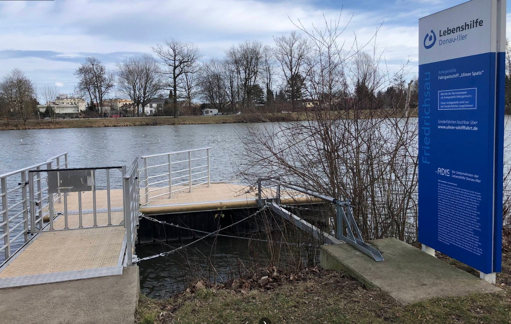 Anlegesteg Friedrichsau